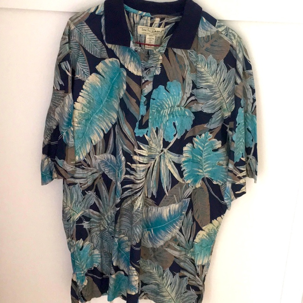 Tori Richard Aloha Hawaiian Shirt Size Large